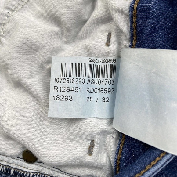 Mavi Jeans Kerry Mid Rise Straight-Leg Jeans Indigo Medium Wash Womens 28/32 - Picture 12 of 12